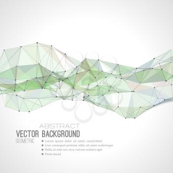 Vector Abstract Geometric Background. Triangular design. EPS 10