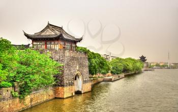 Pingmen Water Gate in Suzhou - Jiangsu, China