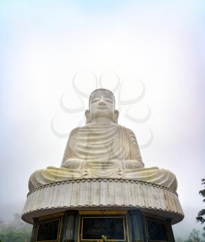 Colossal sitting Buddha statue at Ba Na Hills near Da Nang, Vietnam