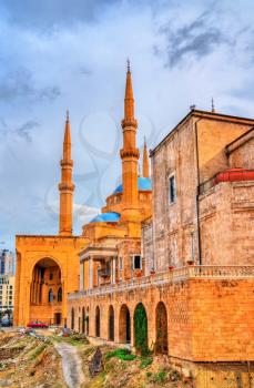 Mohammad Al-Amin Mosque in the city centre of Beirut, the capital of Lebanon