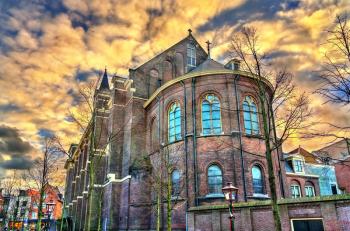 The Hartebrugkerk church in Leiden - South Holland, the Netherlands