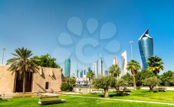 Al Shaab Gate in Kuwait City. Kuwait, the Middle East