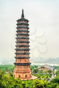Bai Dinh pagoda, the largest complex of Buddhist temples in Vietnam, Southeast Asia