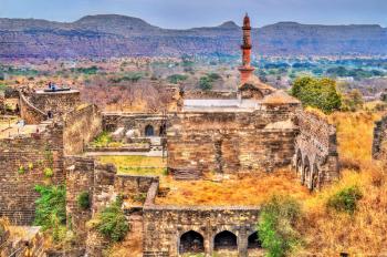 Panorama of Devagiri Fort in Daulatabad - Maharashtra, India