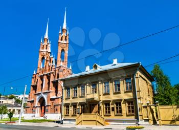 Sacred Heart Catholic Church in Samara. Russian Federation