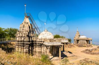 Digambar Jain Mandir, a temple on Pavagadh Hill - Gujarat state of India