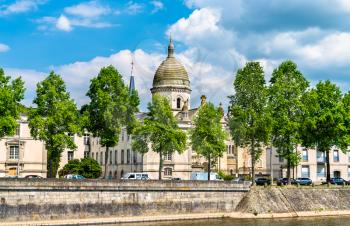 Saint Julien Chapel on the bank of the Mayenne in Laval - Pays de la Loire, France