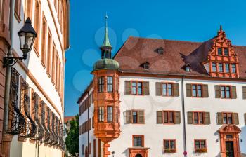 View of the Bishops Palace in Wurzburg - Bavaria, Germany