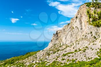 The Crimean Mountains and the Black Sea at Foros - Yalta, Crimea
