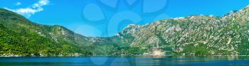 Panorama of the Kotor Bay in Montenegro - Balkans, Europe