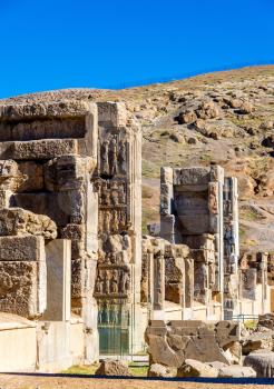 Hall of Hundred Columns in Persepolis - Iran