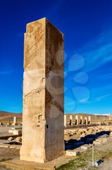Ruins at Audience Palace in Pasargadae - Iran
