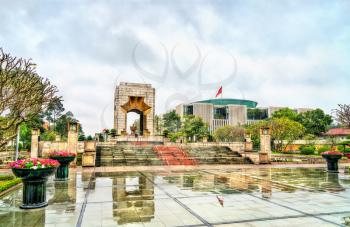 The Vietnam War Memorial near the Ba Dinh Square in Hanoi