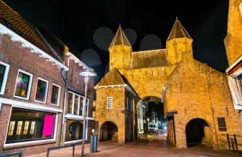 Kamperbinnenpoort, an ancient city gate of Amersfoort in the Netherlands
