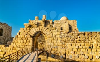 Sidon Sea Castle in Lebanon. Built by the crusaders in the 13 century as a fortress of the holy land