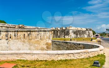 Puerta de Tierra, city gate of San Francisco de Campeche in Mexico