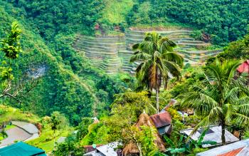 Batad Rice Terraces, UNESCO world heritage in Ifugao, Luzon Island, the Philippines