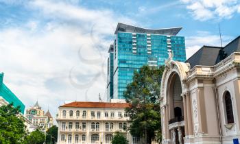 The Municipal Theatre of Ho Chi Minh City in Vietnam