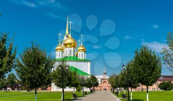 View of the Holy Assumption Cathedral at Tula Kremlin in Russia