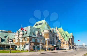 Gare du Palais, the main train station of Quebec City - Canada