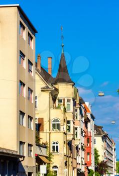 Buildings in the city centre of Basel - Switzerland
