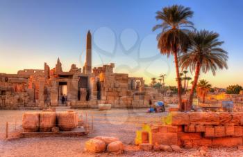 View of the Karnak Temple Complex in Luxor - Egypt