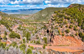 Landscape of Kolob Canyons in Zion National Park - Utah, United States