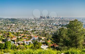 View of Los Angeles from Mount Hollywood - California, United States