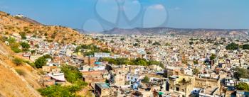 Panorama of Jaipur - Rajasthan State of India
