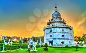 Gurudwara Guru Ka Taal, a historical Sikh pilgrimage place near Sikandra in Agra. Uttar Pradesh State of India