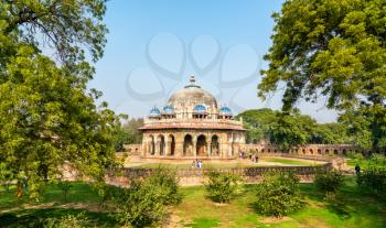Isa Khan Tomb at the Humayun Tomb Complex in Delhi - India