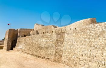 Bahrain Fort or Qal'at al-Bahrain. A UNESCO World Heritage Site in the Middle East
