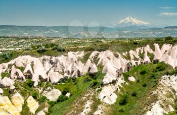 View of Pigeon Valley in Goreme National Park, Turkey