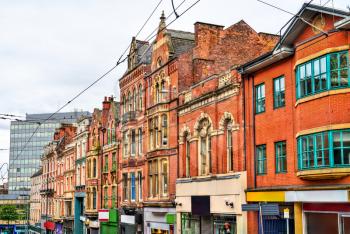 Traditional architecture in Nottingham, East Midlands, England