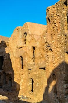 Ksar Meguebla, a fortified village in Tataouine, Southern Tunisia. Africa