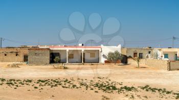 Typical houses in the Tunisian countryside. North Africa
