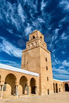 The Great Mosque of Kairouan in Tunisia, North Africa