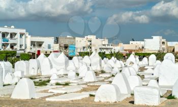 Ancient Muslim cemetery at the walls of Medina of Kairouan - Tunisia, North Africa