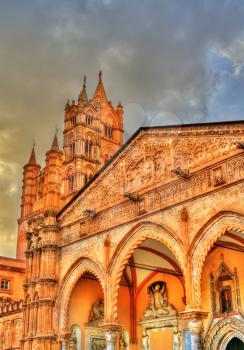 Palermo Cathedral, a UNESCO world heritage site in Sicily - Italy