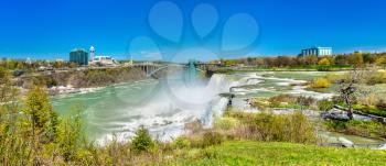 The American Falls at Niagara Falls - New York, United States