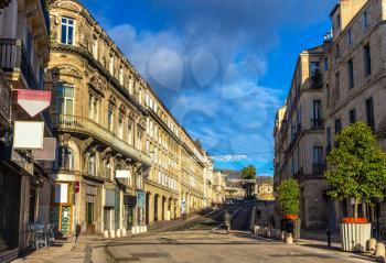 Boulevard Ledru-Rollin in Montpellier - France, Languedoc-Roussillon