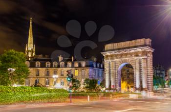 Porte de Bourgogne in Bordeaux, France