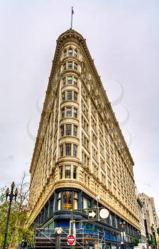 Historic building in Downtown San Francisco - California, United States