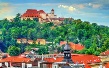 View of Spilberk Castle in Brno - Moravia, Czech Republic