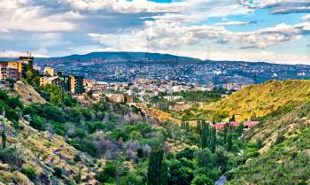 Hrazdan River Canyon in Yerevan, the capital of Armenia