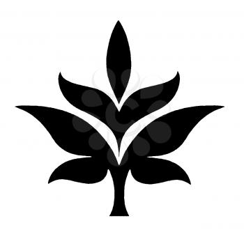 Royalty Free Clipart Image of an Abstract Plane