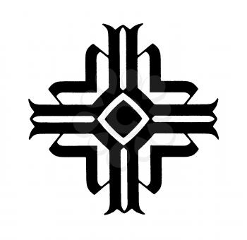 Royalty Free Clipart Image of a Cross