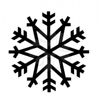 Royalty Free Clipart Image of a Snowflake