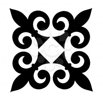 Royalty Free Clipart Image of a Fleur-de-Lis