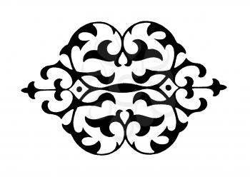 Royalty Free Clipart Image of a Graphic Accent